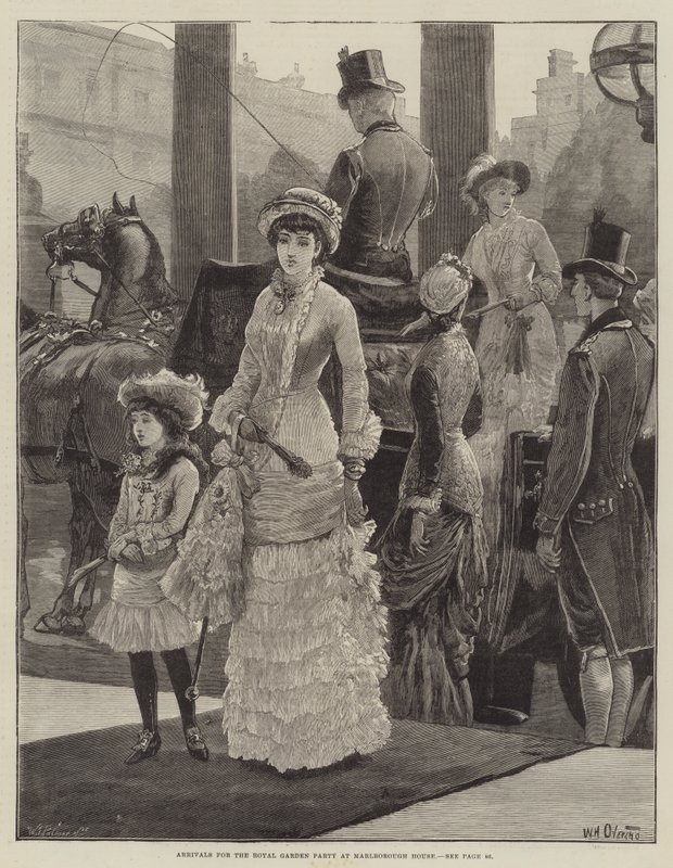 Arrivals for the Royal Garden Party at Marlborough House by William Heysham Overend