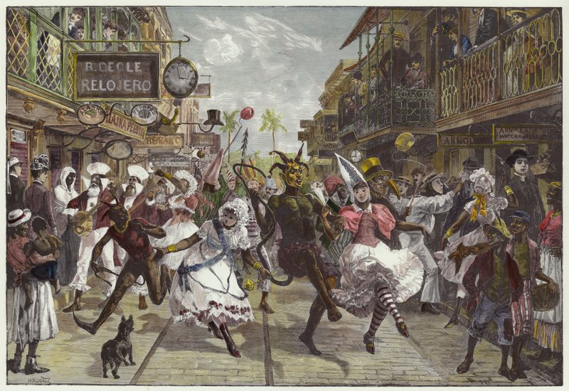 Carnival in Port of Spain, Trinidad by William Heysham Overend