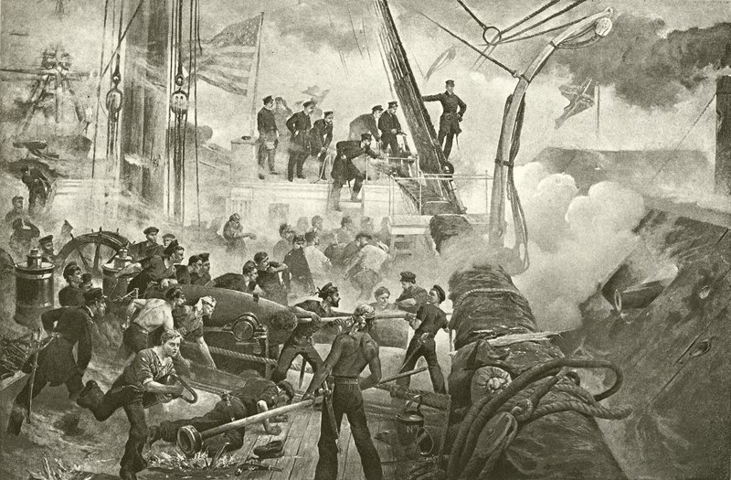 Farragut at Mobile Bay by William Heysham Overend