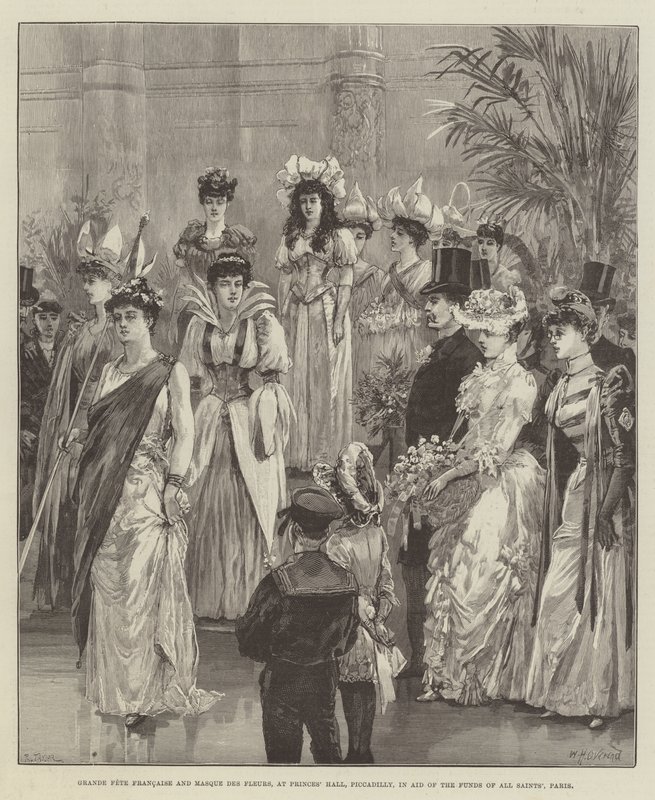 Grande Fete Francaise and Masque des Fleurs, at Princes