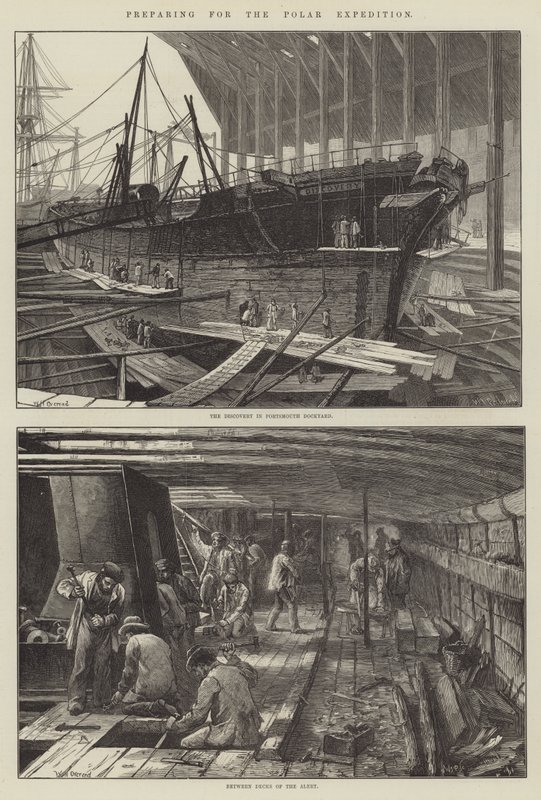 Preparing for the Polar Expedition by William Heysham Overend