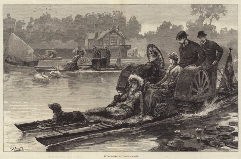 Royal Pic-Nic at Virginia Water by William Heysham Overend