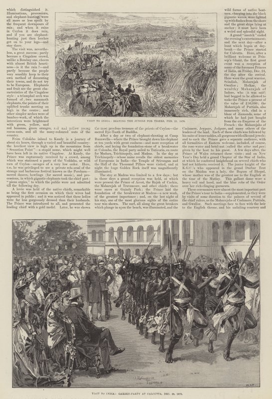 Royal Visit to India by William Heysham Overend
