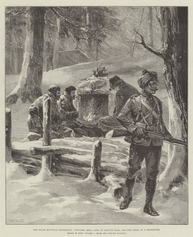 The Black Mountain Expedition, Officers