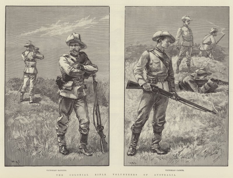 The Colonial Rifle Volunteers of Australia by William Heysham Overend