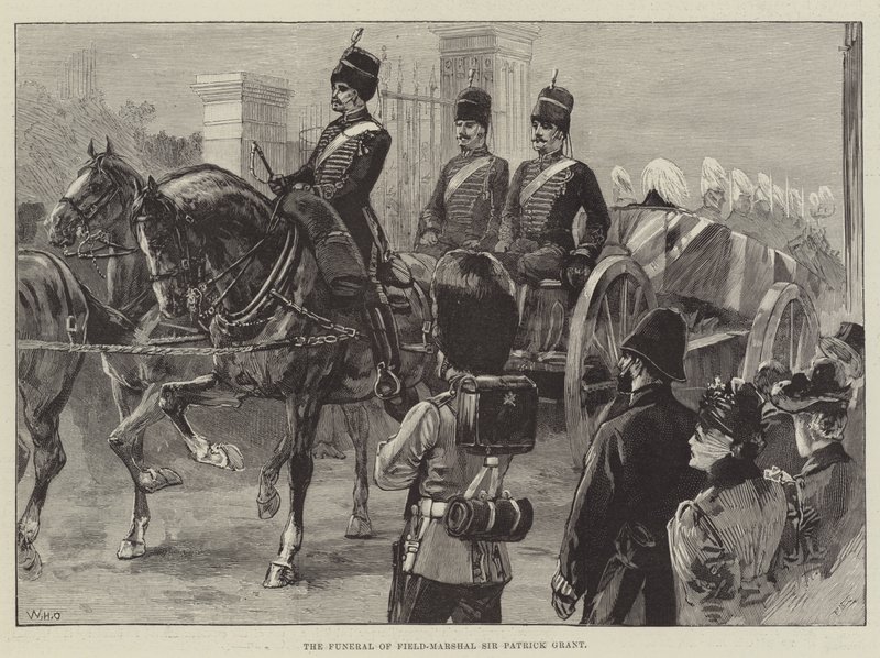 The Funeral of Field-Marshal Sir Patrick Grant by William Heysham Overend