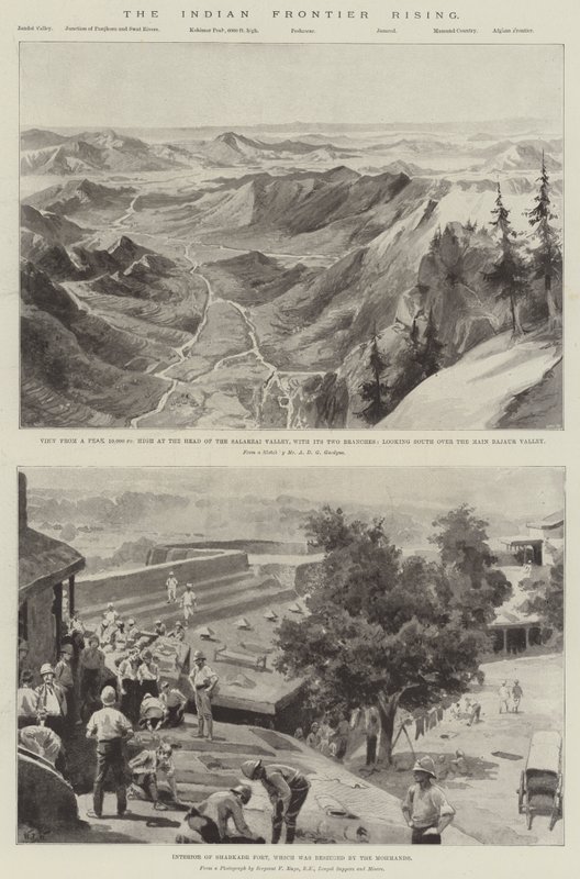 The Indian Frontier Rising by William Heysham Overend
