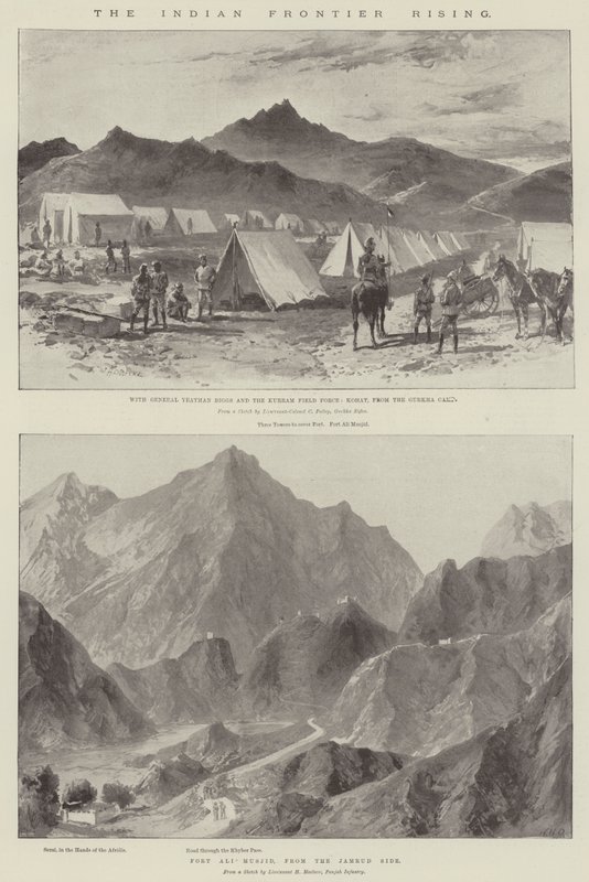 The Indian Frontier Rising by William Heysham Overend