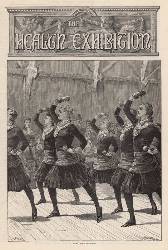 The International Health Exhibition: Gymnastics for Girls by William Heysham Overend