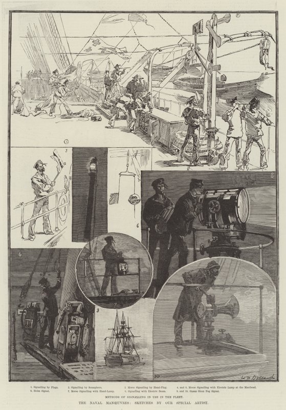 The Naval Manoeuvres by William Heysham Overend