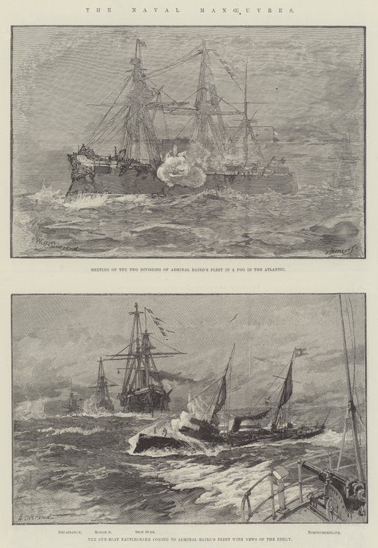 The Naval Manoeuvres by William Heysham Overend