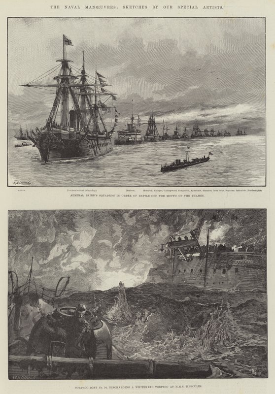 The Naval Manoeuvres by William Heysham Overend