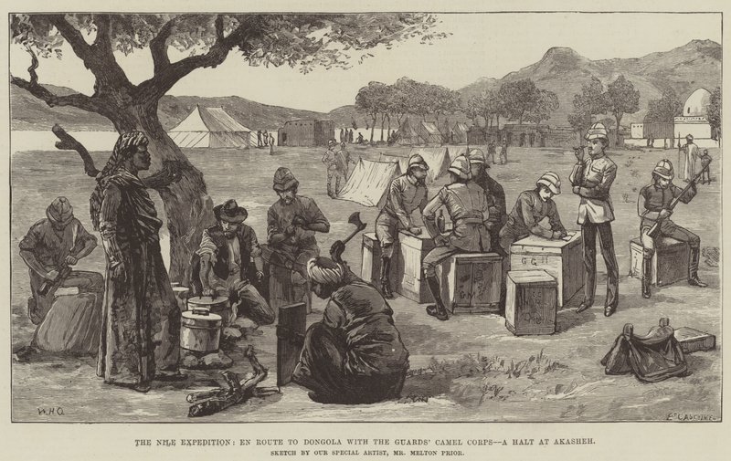 The Nile Expedition, En Route to Dongola with the Guards