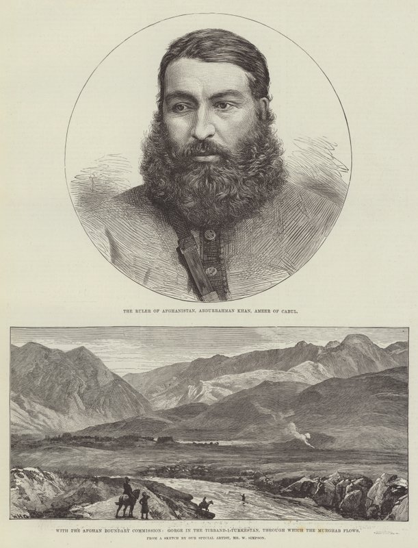 With the Afghan Boundary Commission by William Heysham Overend