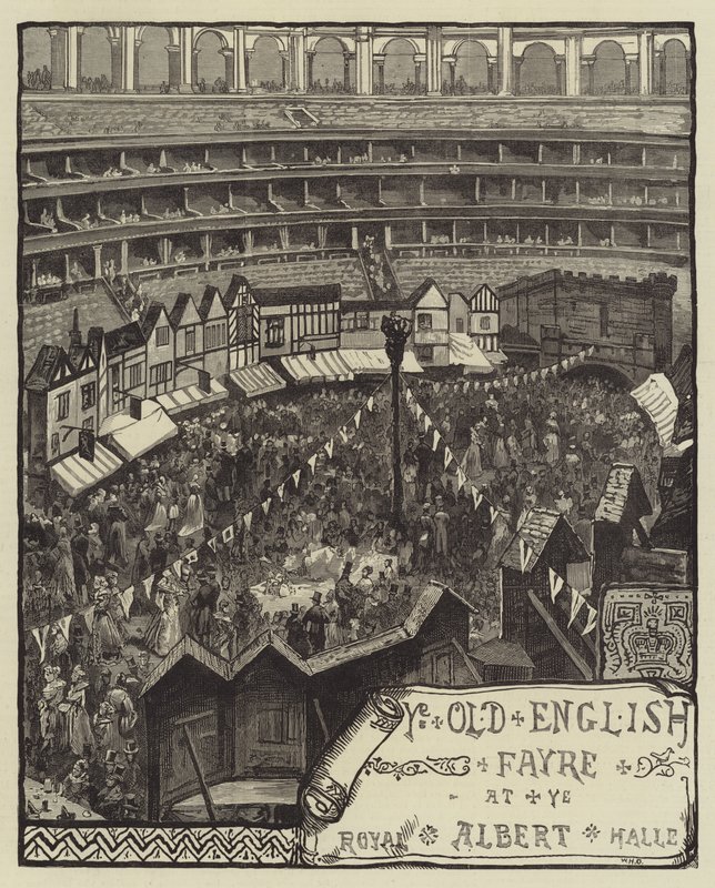Ye Old English Fayre, at the Royal Albert Hall by William Heysham Overend