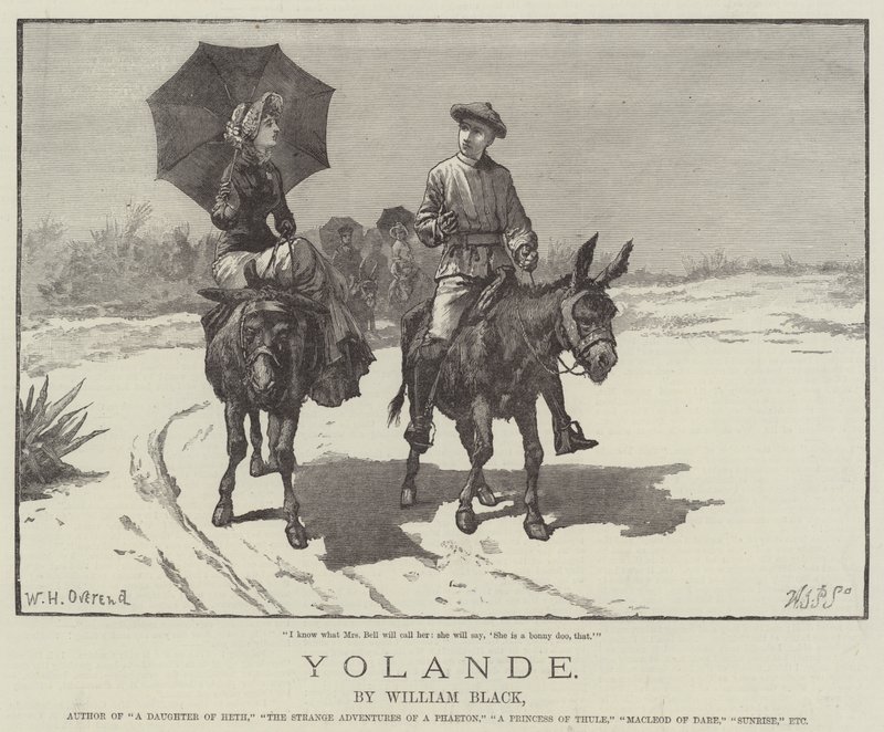 Yolande, by William Black by William Heysham Overend