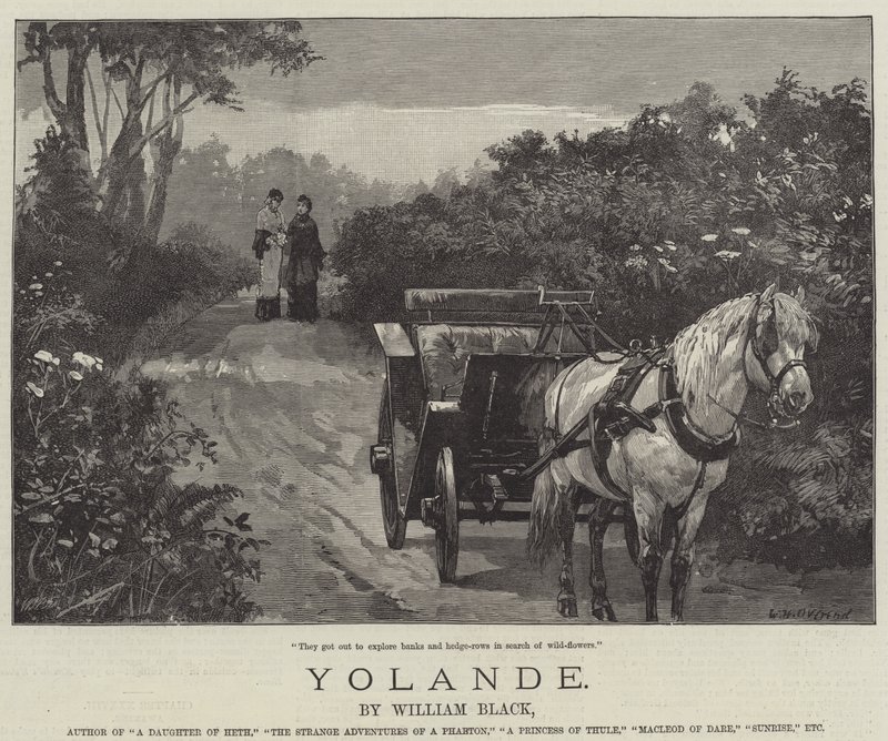 Yolande, by William Black by William Heysham Overend
