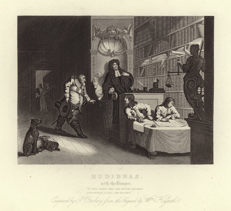 Hudibras by Samuel Butler by William Hogarth