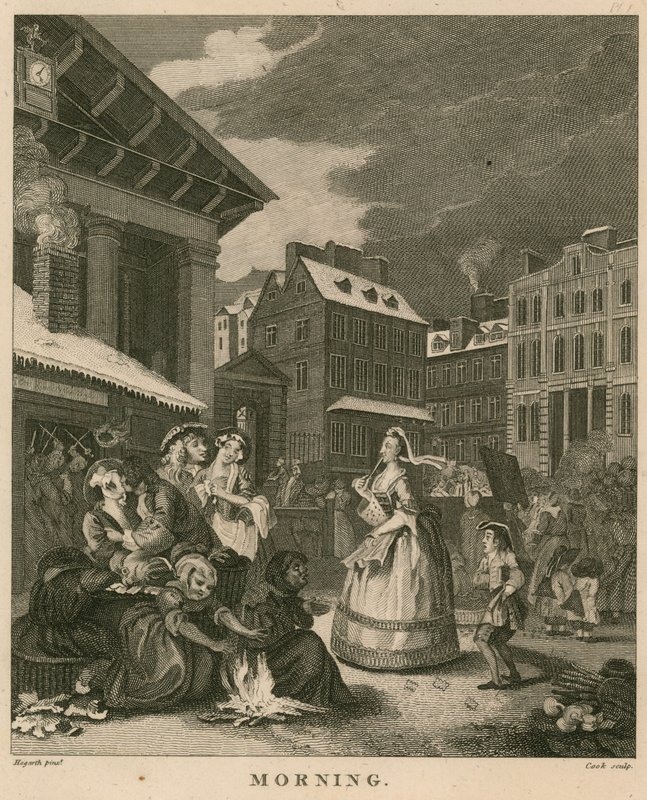 Morning in Covent Garden, London by William Hogarth