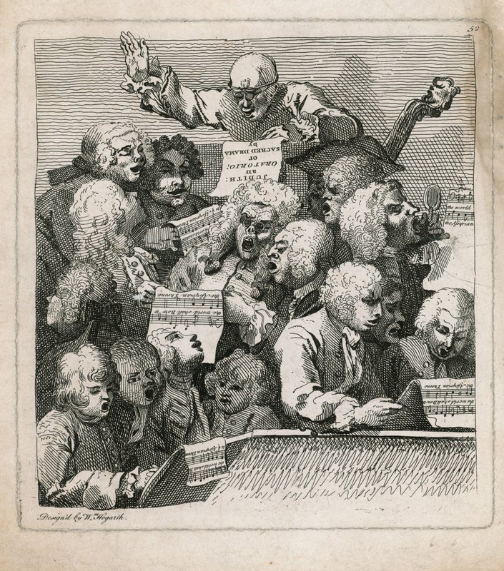 Musicians by William Hogarth