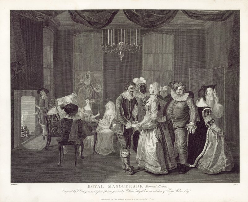 Royal Masquerade, Somerset House by William Hogarth
