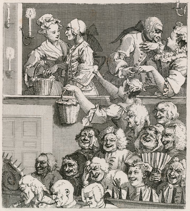 The Laughing Audience by William Hogarth
