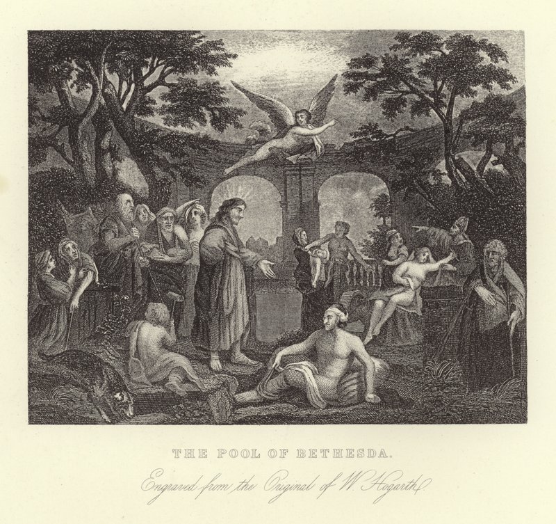The Pool of Bethesda by William Hogarth