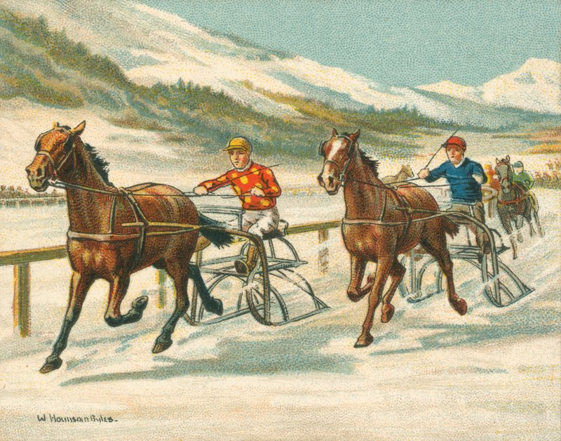 Races Historic and Modern, Trotting Races on Ice by William Hounsom Byles