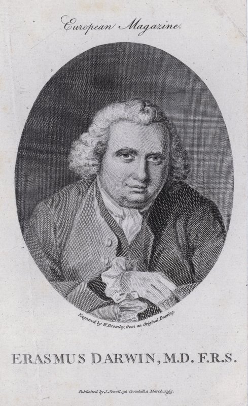 Erasmus Darwin, English Physician, Natural Philosopher, Poet, and Campaigner for the Abolition of the Slave Trade by William III (after) Bromley