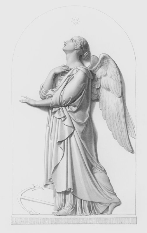 Hope, engraved by W Roffe from the bas-relief by J Gibson, RA by William John Roffe