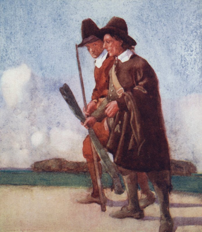 Illustration for The Compleat Angler by Izaak Walton by William Lee Hankey