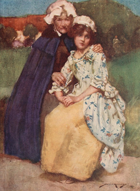 Illustration for The Deserted Village by Oliver Goldsmith by William Lee Hankey