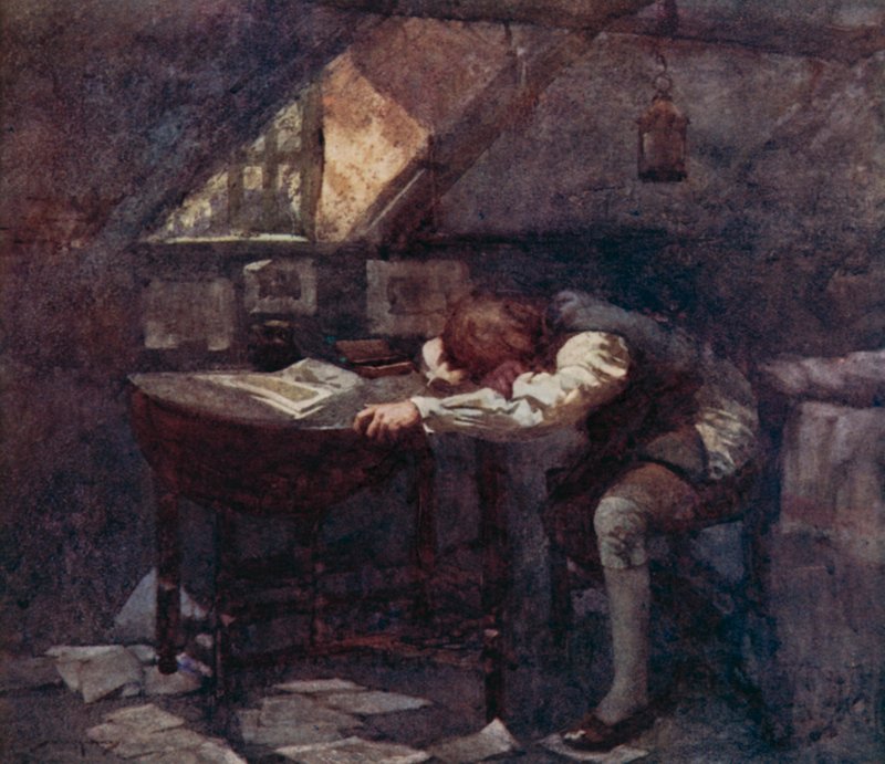 Illustration for The Deserted Village by Oliver Goldsmith by William Lee Hankey