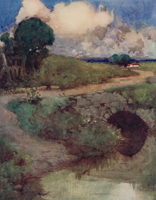 Illustration for The Deserted Village by Oliver Goldsmith by William Lee Hankey