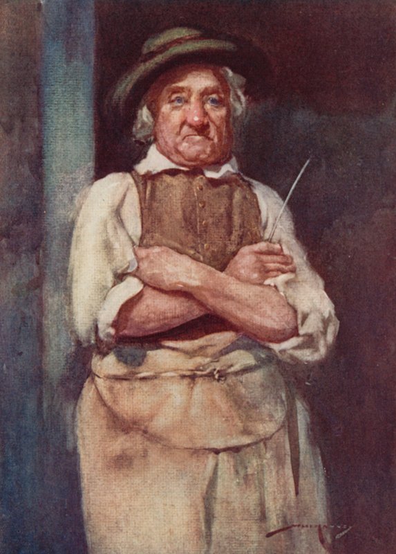 Illustration for The Deserted Village by Oliver Goldsmith by William Lee Hankey
