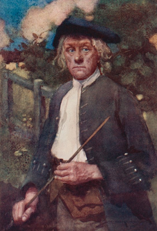 Illustration for The Deserted Village by Oliver Goldsmith by William Lee Hankey