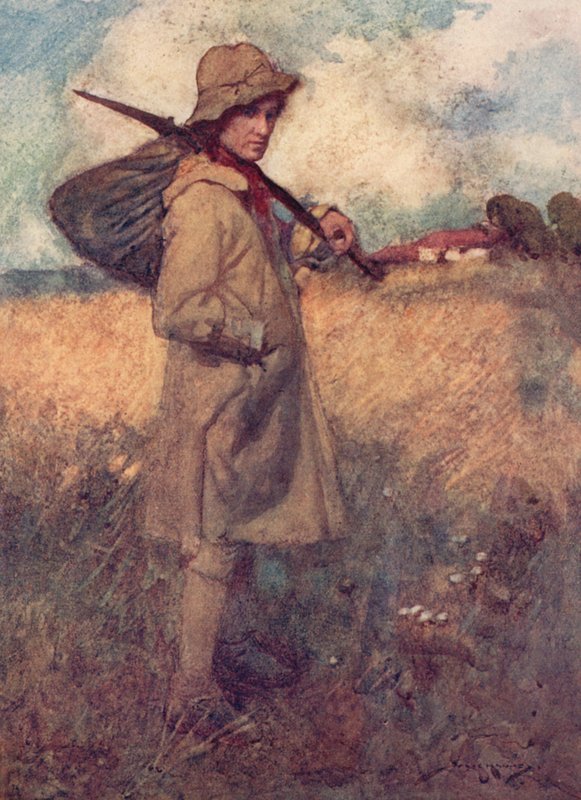 Illustration for The Deserted Village by Oliver Goldsmith by William Lee Hankey