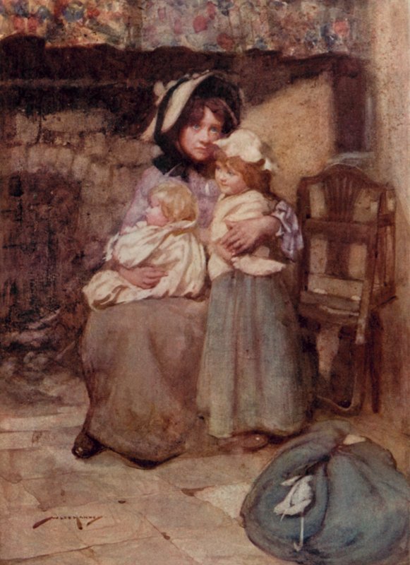 Illustration for The Deserted Village by Oliver Goldsmith by William Lee Hankey