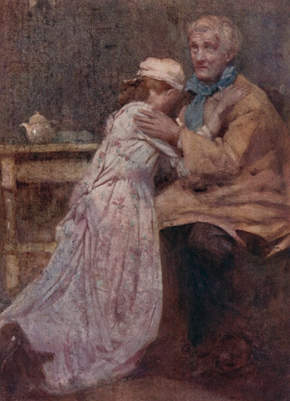 Illustration for The Deserted Village by Oliver Goldsmith by William Lee Hankey