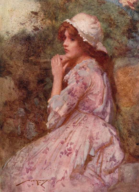 Illustration for The Deserted Village by Oliver Goldsmith by William Lee Hankey