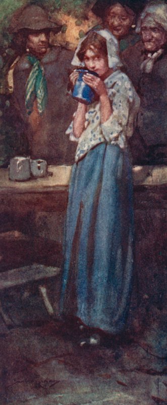 Illustration for The Deserted Village by Oliver Goldsmith by William Lee Hankey