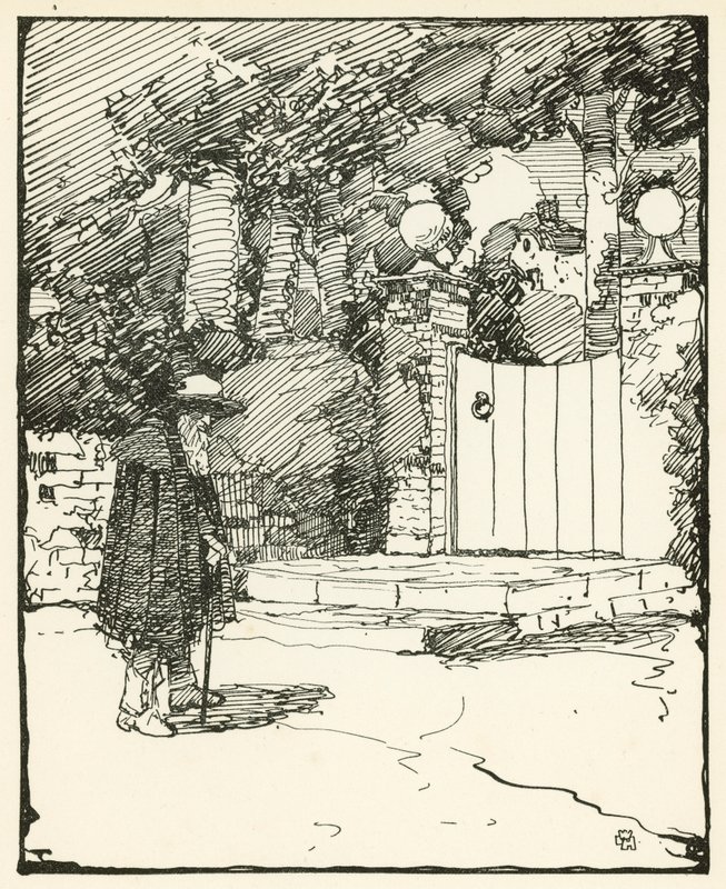 Illustration for The Deserted Village by Oliver Goldsmith by William Lee Hankey