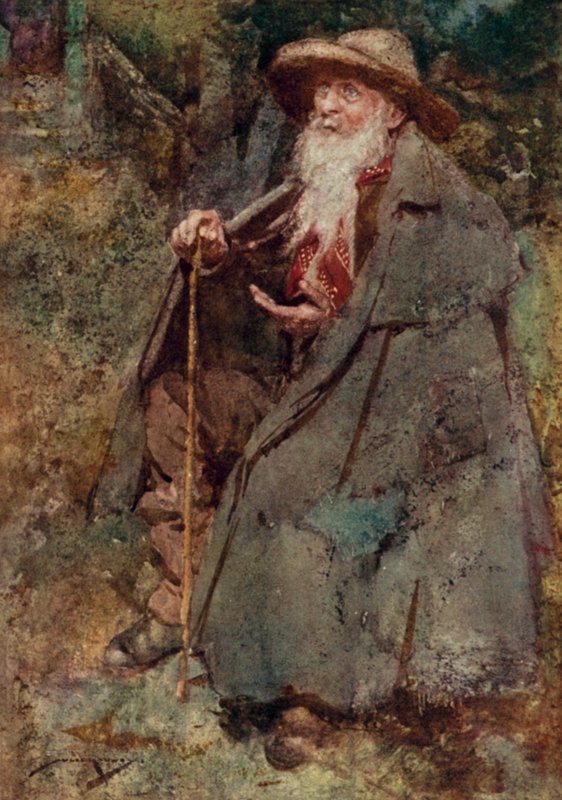 Illustration for The Deserted Village by Oliver Goldsmith by William Lee Hankey