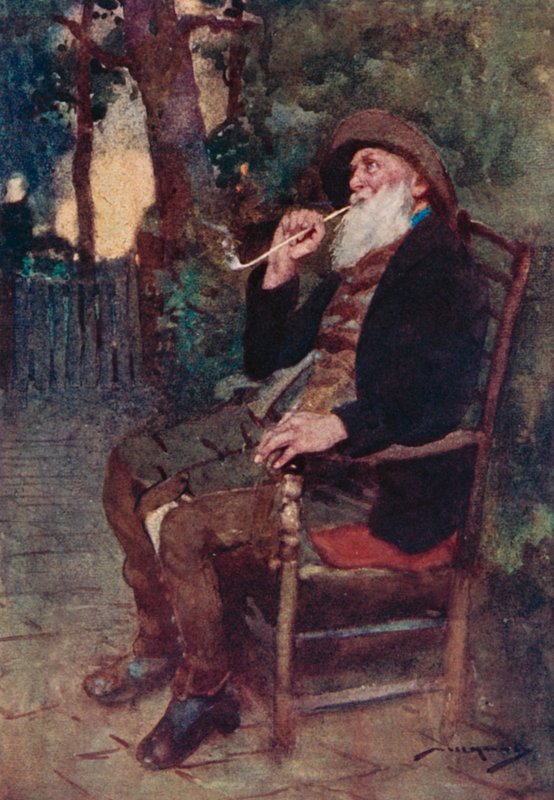 Illustration for The Deserted Village by Oliver Goldsmith by William Lee Hankey