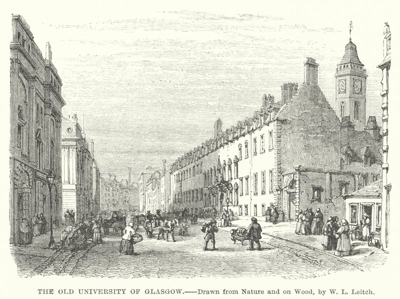 The Old University of Glasgow by William Leighton (after) Leitch