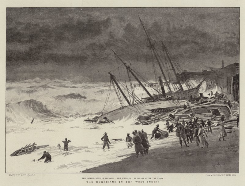 The Hurricane in the West Indies by William Lionel Wyllie