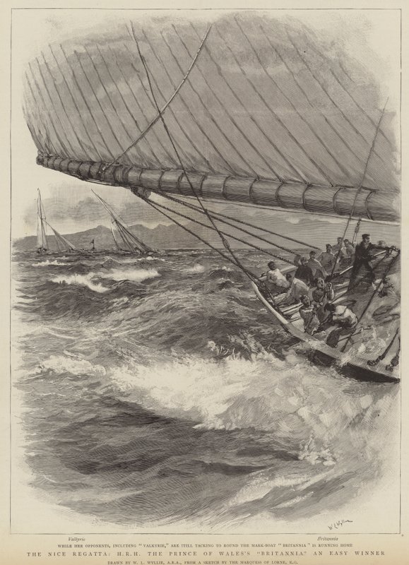 The Nice regatta, HRH The Prince of Wales
