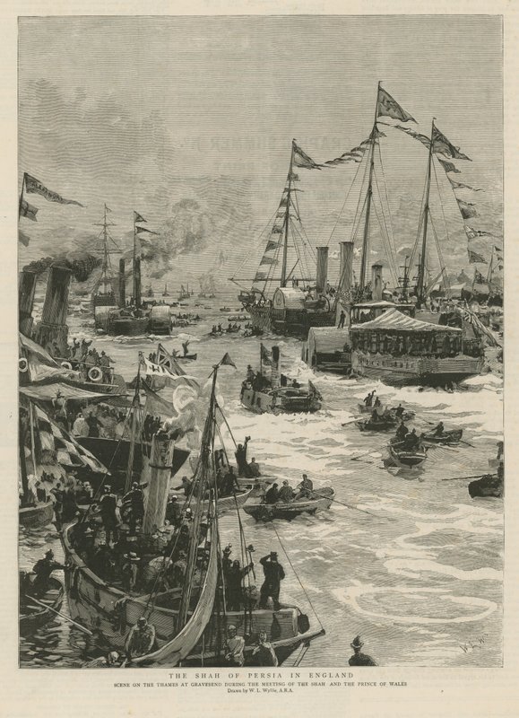 The Shah of Persia in England by William Lionel Wyllie