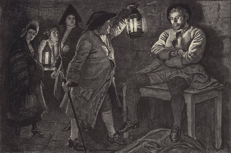 The Bailie Discovers Rob Roy in the Gaol by William Lockhart Bogle