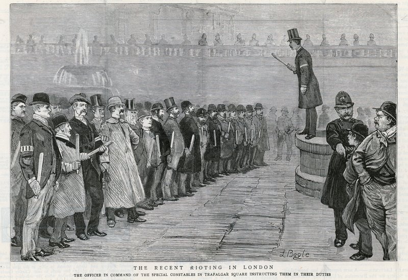 The Recent Rioting in London by William Lockhart Bogle